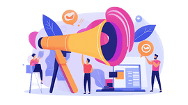 image of follow us in footer